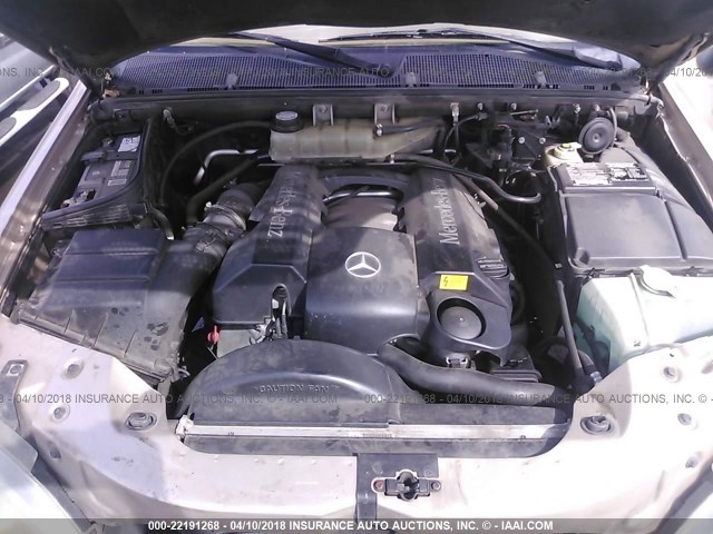 4JGAB54E92A365237 - 2002 MERCEDES-BENZ ML 320 金色 照片 10