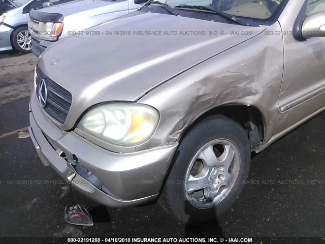 4JGAB54E92A365237 - 2002 MERCEDES-BENZ ML 320 GOLD photo 6