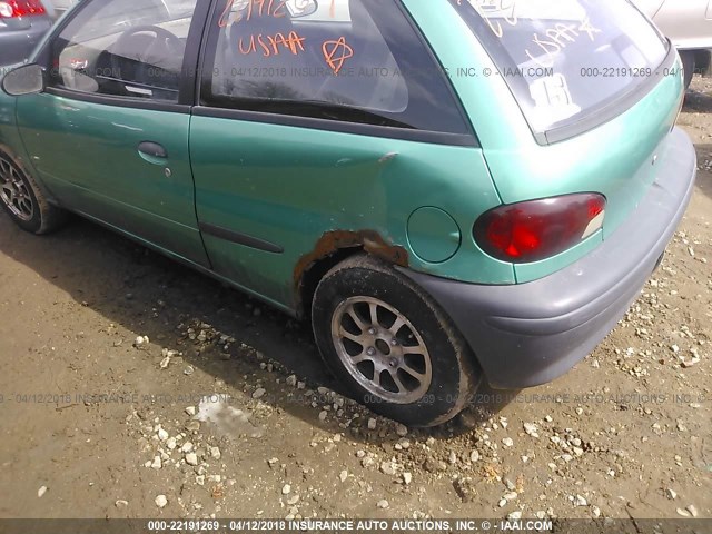 2C1MR2265S6764101 - 1995 GEO METRO LSI GREEN photo 6