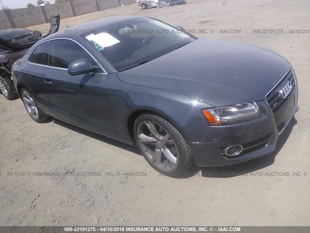 WAUDK78TX9A026838 - 2009 AUDI A5 QUATTRO GRAY photo 1