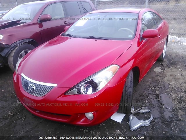 4T1CA30P14U039246 - 2004 TOYOTA CAMRY SOLARA SE/SLE RED photo 6