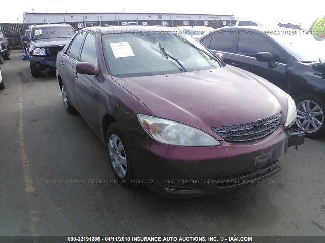 4T1BE32K43U250649 - 2003 TOYOTA CAMRY LE/XLE/SE 栗色 照片 1