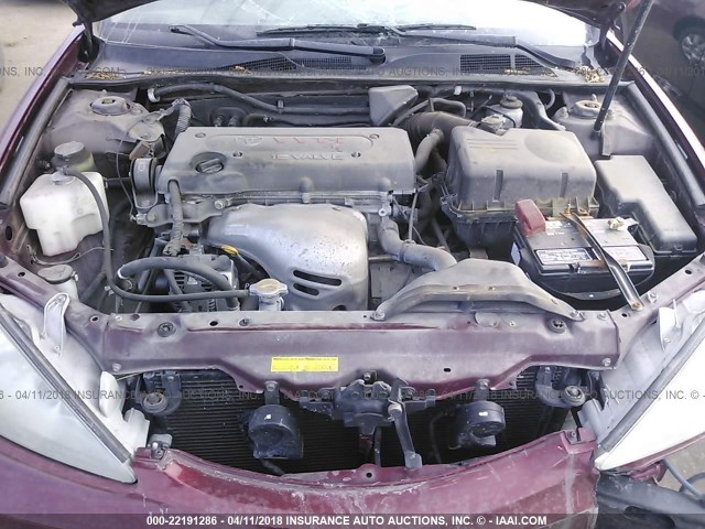 4T1BE32K43U250649 - 2003 TOYOTA CAMRY LE/XLE/SE 栗色 照片 10