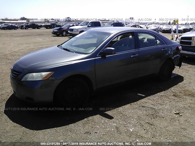 4T4BE46K88R017967 - 2008 TOYOTA CAMRY CE/LE/XLE/SE GRAY photo 2