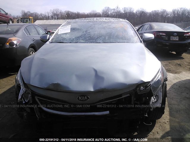 KNAGM4AD9F5090883 - 2015 KIA OPTIMA HYBRID SILVER photo 6