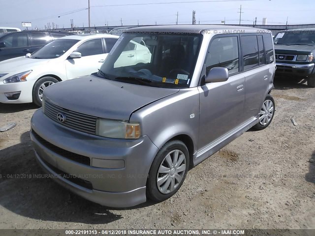 JTLKT324450216141 - 2005 TOYOTA SCION XB ვერცხლისფერი ფოტო 2