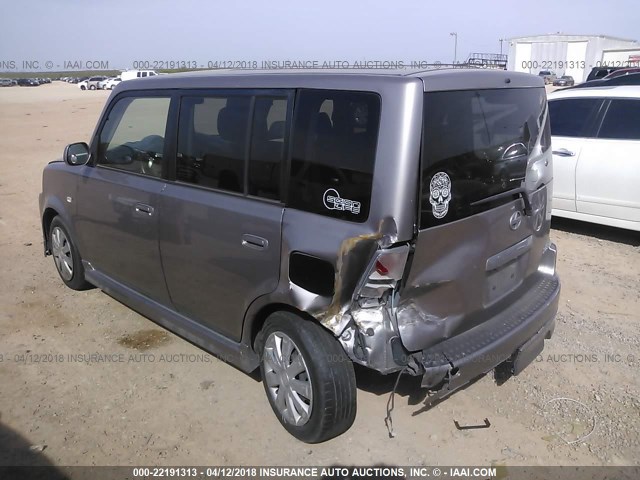 JTLKT324450216141 - 2005 TOYOTA SCION XB ვერცხლისფერი ფოტო 3