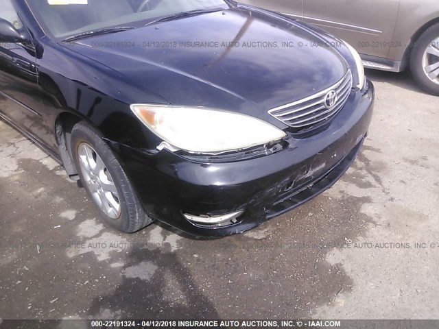 JTDBF32K550162138 - 2005 TOYOTA CAMRY LE/XLE/SE BLACK photo 6