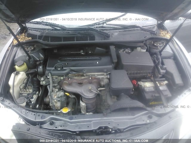 4T1BE46K49U856980 - 2009 TOYOTA CAMRY SE/LE/XLE ნაცრისფერი ფოტო 10