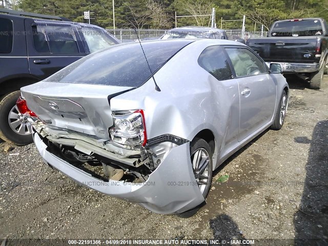JTKJF5C75B3010624 - 2011 TOYOTA SCION TC 银色 照片 6