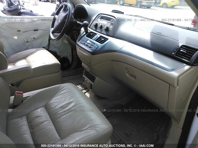 5FNRL38757B145225 - 2007 HONDA ODYSSEY EXL თეთრი ფოტო 5
