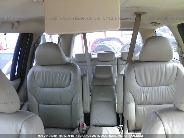 5FNRL38757B145225 - 2007 HONDA ODYSSEY EXL WHITE photo 8