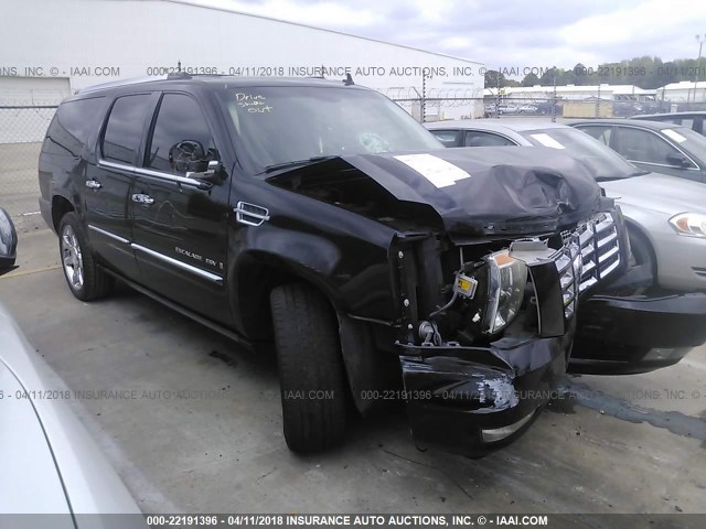 1GYFK66818R143786 - 2008 CADILLAC ESCALADE ESV BLACK photo 1