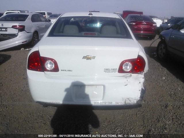 1G1ZB5E03CF105729 - 2012 CHEVROLET MALIBU LS თეთრი ფოტო 6
