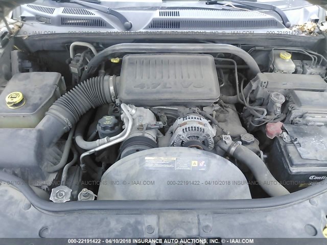 1J8HG48NX6C247113 - 2006 JEEP COMMANDER GOLD photo 10