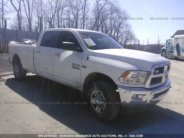 3C6TR5JT7EG252945 - 2014 RAM 2500 SLT WHITE photo 1