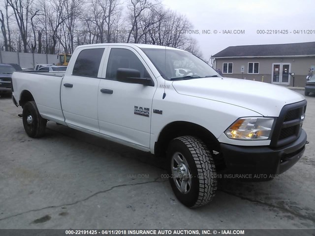 3C6TR5HT8EG171958 - 2014 RAM 2500 ST WHITE photo 1