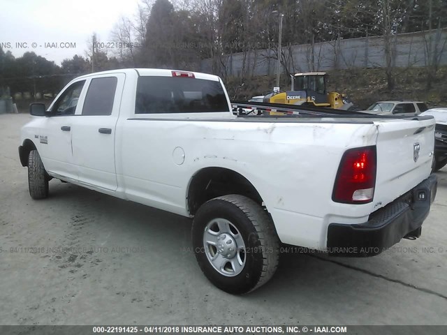 3C6TR5HT8EG171958 - 2014 RAM 2500 ST WHITE photo 3