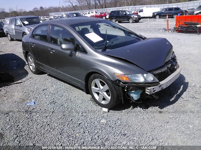 1HGFA16818L075313 - 2008 HONDA CIVIC EX BROWN photo 1