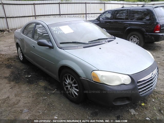 1C3EL46X35N576382 - 2005 CHRYSLER SEBRING GREEN photo 1