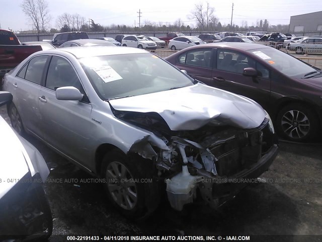 4T1BB46K69U065679 - 2009 TOYOTA CAMRY HYBRID SILVER photo 1