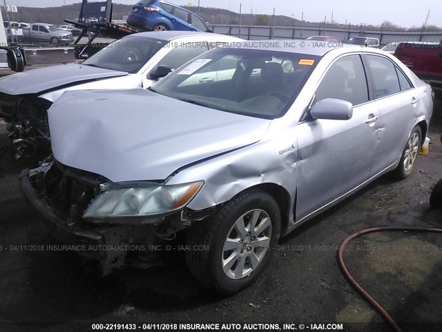 4T1BB46K69U065679 - 2009 TOYOTA CAMRY HYBRID SILVER photo 2