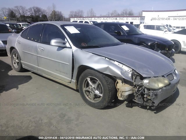 1G2WP52K42F257586 - 2002 PONTIAC GRAND PRIX GT GRAY photo 1