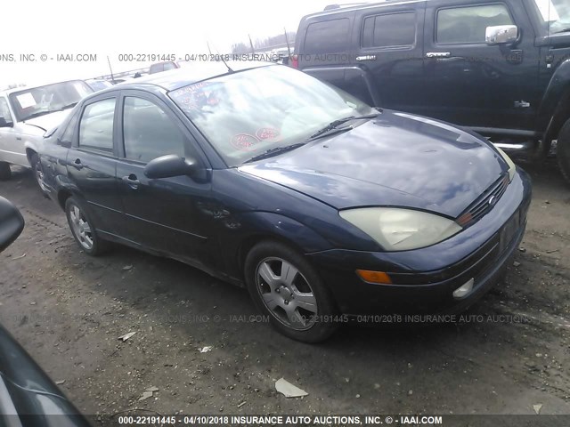 1FAFP38Z64W162329 - 2004 FORD FOCUS ZTS BLUE photo 1