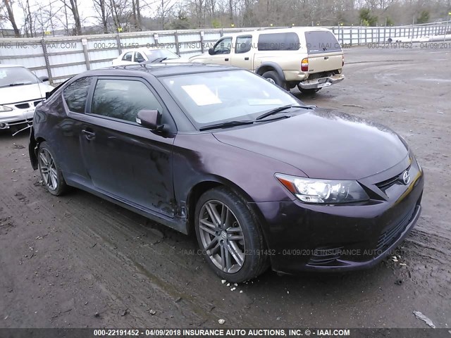JTKJF5C78D3062106 - 2013 TOYOTA SCION TC 勃艮第红 照片 1
