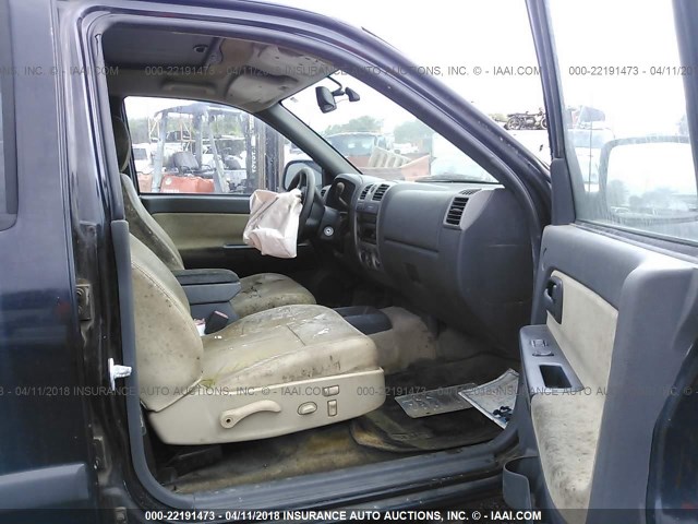 1GTDT136468295967 - 2006 GMC CANYON BLUE photo 5