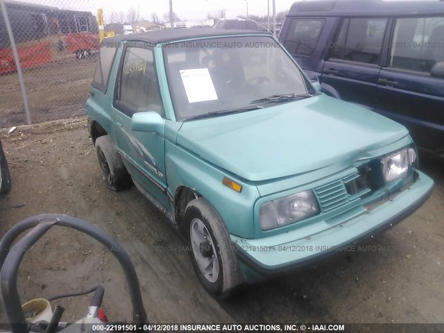 2CNBJ18U7P6924077 - 1993 GEO TRACKER TEAL photo 1