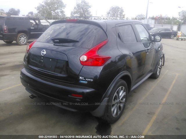 JN8AF5MV9CT110588 - 2012 NISSAN JUKE S/SV/SL BLACK photo 4