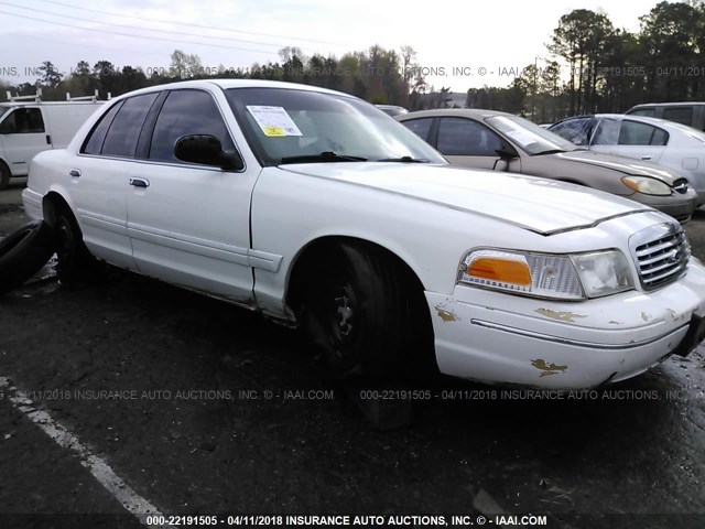 2FAFP71W33X139164 - 2003 FORD CROWN VICTORIA POLICE INTERCEPTOR WHITE photo 1