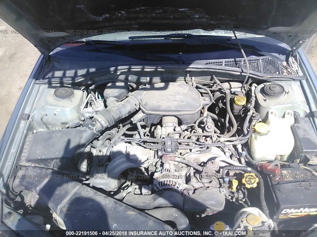 4S3BH675347633630 - 2004 SUBARU LEGACY OUTBACK AWP 绿色 照片 10