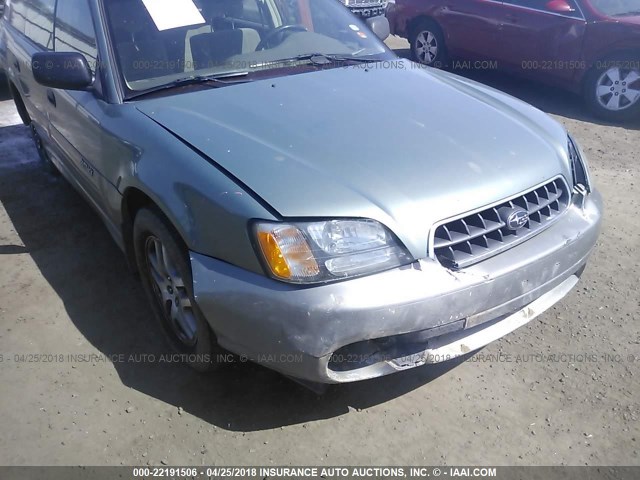 4S3BH675347633630 - 2004 SUBARU LEGACY OUTBACK AWP 绿色 照片 6