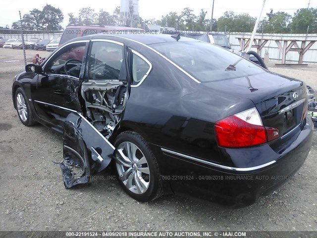 JNKCY01E99M800199 - 2009 INFINITI M35 SPORT BLACK photo 3