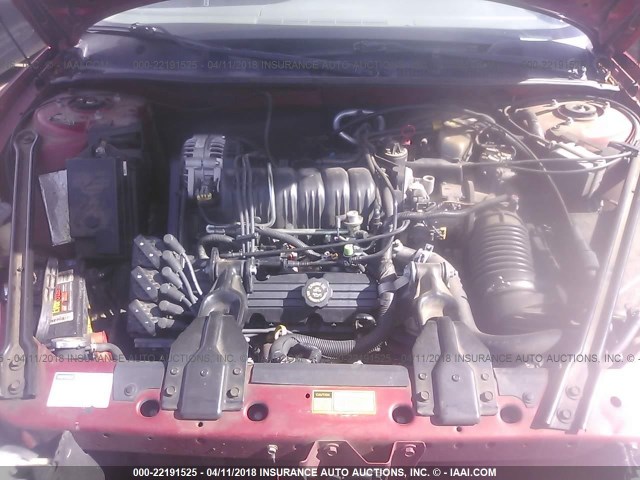 2G4WB52K0W1422391 - 1998 BUICK REGAL LS 红色 照片 10