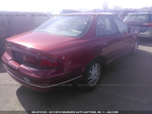 2G4WB52K0W1422391 - 1998 BUICK REGAL LS 红色 照片 4