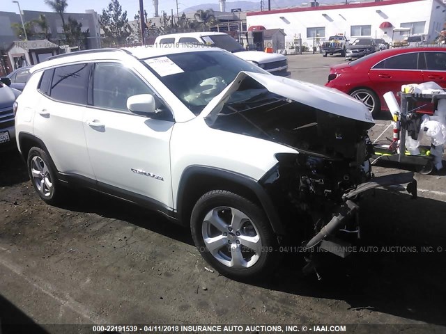 3C4NJDBB8HT641372 - 2017 JEEP COMPASS LATITUDE 白色 照片 1