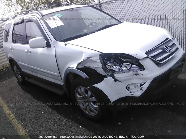 JHLRD78976C048418 - 2006 HONDA CR-V SE/EX WHITE photo 1