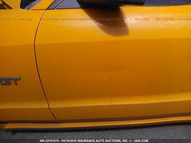 1ZVFT82H575347661 - 2007 FORD MUSTANG GT ORANGE photo 6