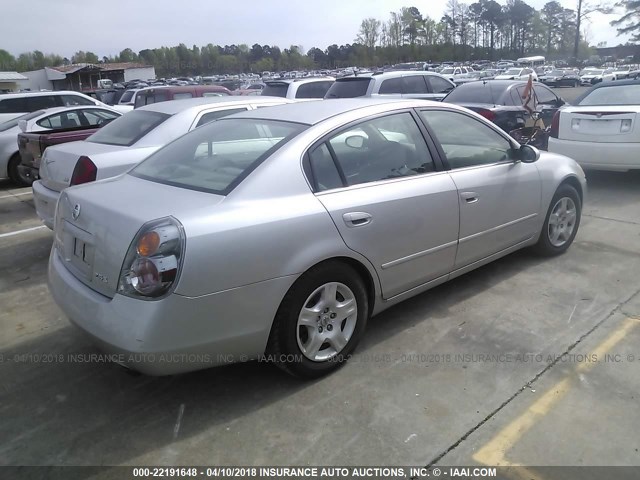 1N4AL11D32C230108 - 2002 NISSAN ALTIMA S/SL SILVER photo 4