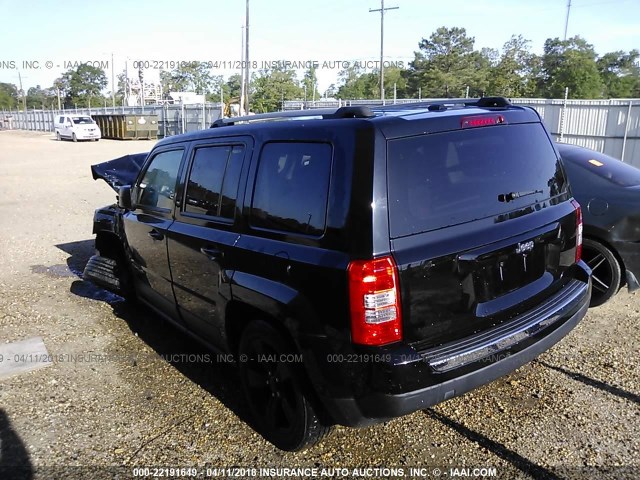 1C4NJPFB2DD181296 - 2013 JEEP PATRIOT LATITUDE BLACK photo 3