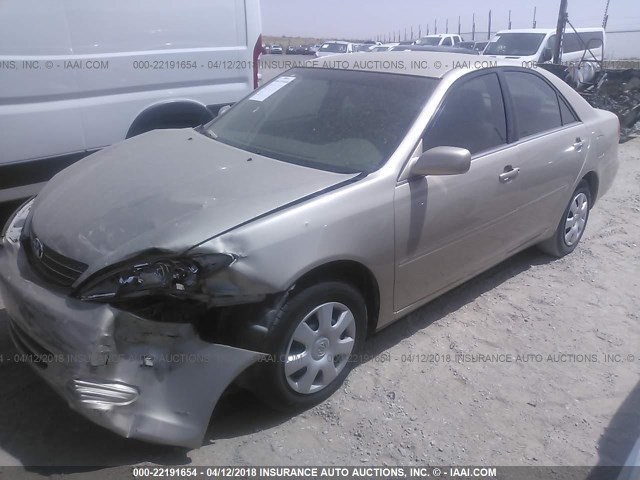 4T1BE30K44U907695 - 2004 TOYOTA CAMRY LE/XLE/SE TAN photo 2