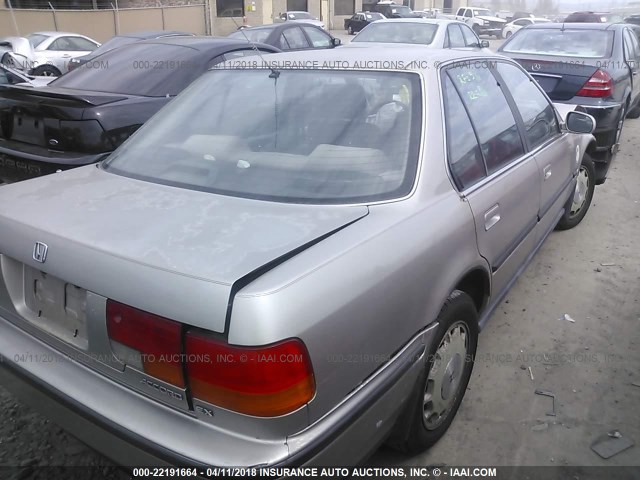 JHMCB7677NC052850 - 1992 HONDA ACCORD EX/EX-R BEIGE photo 4