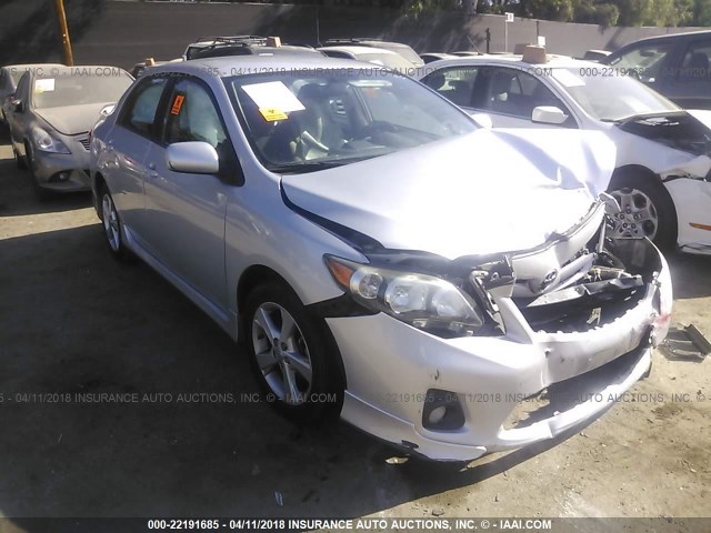 5YFBU4EE5DP092694 - 2013 TOYOTA COROLLA S/LE SILVER photo 1