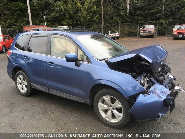 JF2SJAHC7GH497247 - 2016 SUBARU FORESTER 2.5I LIMITED BLUE photo 1