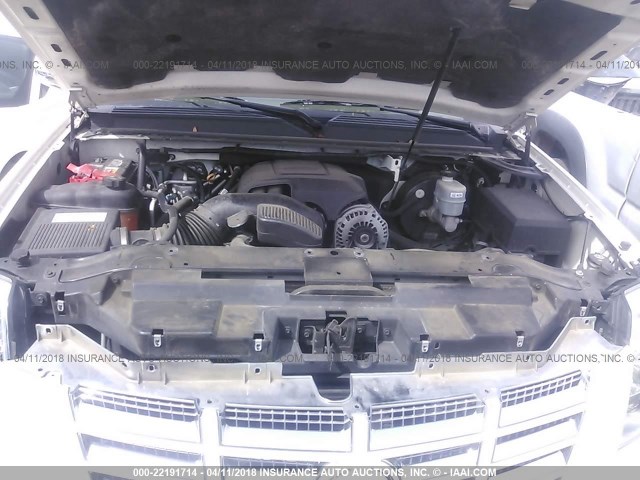 1GYFK63828R256411 - 2008 CADILLAC ESCALADE LUXURY أبيض صورة 10