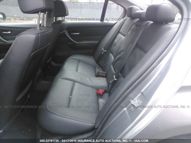 WBAPK5C50AA646600 - 2010 BMW 328 XI SULEV GRAY photo 8