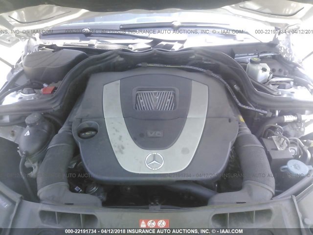 WDDGF56X49R047013 - 2009 MERCEDES-BENZ C 350 SILVER photo 10